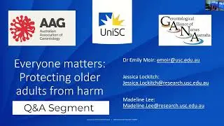Everyone Matters: Protecting Older Adults from Harm: Q&A (Part 5)