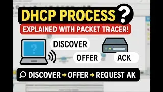 DHCP Explained Like Never Before! DORA Process + Packet Tracer Simulation (Step-by-Step)