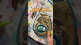 Coloring Dino eggs with the #dinomazing egg decorator!