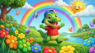 El Cocodrilo Feliz 🐊🎶 | Canción Infantil en Español | Animales, Baile y Diversión