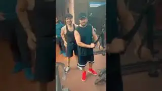 💪💪 Guru randhawa with yo yo honey singh gym workout video🙏 plz subscribe me