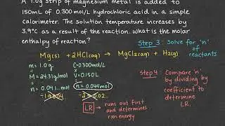 Molar Enthalpy - Step-by-Step Guide to LR/ER Problems