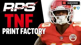 TNF PRINT FACTORY | NFL WEEK 6, 2023 | DRAFTKINGS DFS PICKS AND STRATEGY