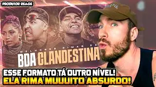 (SHE'S A MONSTER!) PRODUCER REACTS TO BEST RHYMES FROM BDA CLANDESTINA! (REACT)