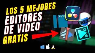 LOS 5 MEJORES EDITORES DE VIDEO GRATIS y Sin Marca de Agua 2026