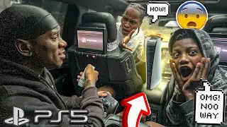 I HOOKED UP THE PS5 WITH MY LIL BRO IN JAZZ NEW SRT JEEP  🎮😂 ❗️*gone wrong*