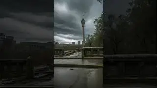 Zombie Town and Rain part 141😱🔥  Colombo Lotus Tower #viral #shorts