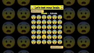 test your brain pawer and IQ test Short video #emojichallenge #iqtest #enigmind #iqtest