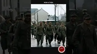 German POW&rsquo;s in the streets of Eschweiler    November 1944