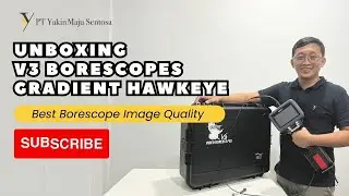 unboxingV3 Borescopes Gradient Hawkeye II Inspeksi Visual