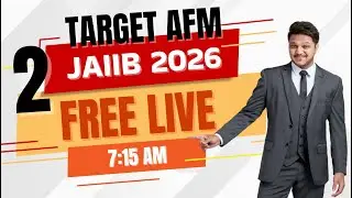 AFM jaiib english | live class #2 2026 | iibf jaiib in english