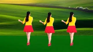 广场舞欣赏《你从草原走来》32步，背面演示