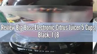 Review Big Boss Electronic Citrus Juicer 5 Cups, Black, 1 (8962)