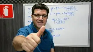 (Q. 7 e 8 Ativ. IV) Cálculo do pKa, solução tampão. Exercício resolvido