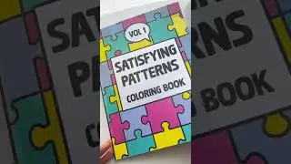 Unboxing Satisfying Patterns book #coloringbook  #unboxing #satisfyingpatterns #asmrcoloring