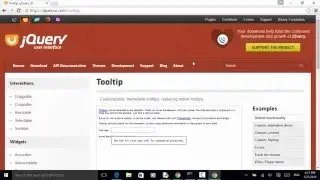 Selenium Python Webdriver Tutorial - jQuery UI Tooltip