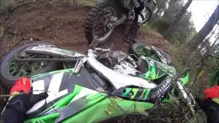enduro, full cross, forest , crash