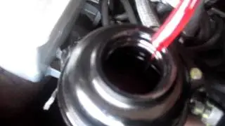 Purging F1 hydraulic system Ferrari 360 through the lower bleeding valve