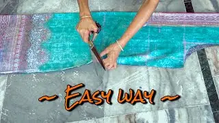 digital print kurti cutting