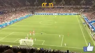 England vs Tunisia 2-1 - All Goals & Highlights - 18/06/2018 HD World Cup (From stands)