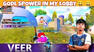 GODL SPOWER IN MY LOBBY || MYTHIC YOUTUBER LOBBY ||