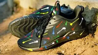 Step into a World of Urban Expression: Unveiling Our Graffiti Art-Inspired Olympix Spray Sneaker
