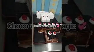 Chocolate & Vanilla Pastry Finishing 🎂🍫🤍 | Cake Decorating Shorts