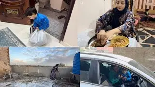 مين خطف ابني؟ 😳 حماتي طبخت في الهدية 💃 يوم ممطر 🌨️