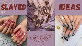 Designer Inspired Nails🔥🔥🔥(Louis vuitton)