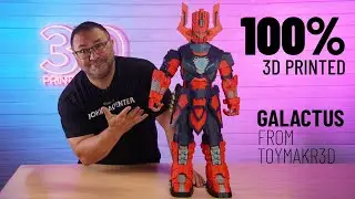 I 3D Printed a Massive Toymakr3D Articulated Galactus Figure &ndash; with Anycubic S1 & Deeplee Filament!