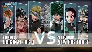 Jump Force | Original Big 3 vs New Big 3 (Big 3️⃣ Supremacy!!)