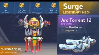 Surge + Arc Torrent= Godlike in Free 4 All. #mecharena #bestgame #godlike #androidgameplay #gaming