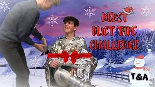 KERST DUCT TAPE CHALLENGE |Tuur&Arne