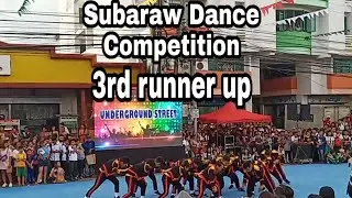 Subaraw 2019 National Hip-Hop Dance Competition 3rd Runner up Underground Street