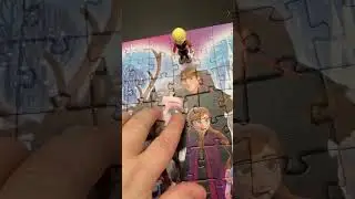The last piece,with a twist|Frozen|disney|oddly satisfying|#puzzle #shorts #satisfying #jigsaw #kids