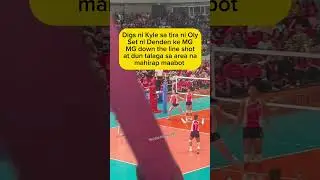 Galing ng digs ni Kyle at set ni Denden #creamline #dendenlazaro #kylenegrito #michellegumabao #pvl
