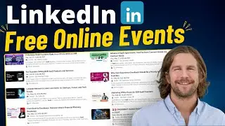 How to Find Free Online Events on LinkedIn - 2025