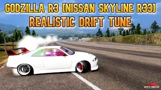 Best Godzilla R3 (Skyline R33) Realistic Drift Tune - CarX Drift Racing Online