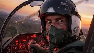 F-105 vs 2 MiG-17s With No Fuel | Vietnam War Dogfight