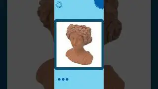 9x5.5x9.5' Brown Head Bust Planter, Greek Style Cement Head Planter - Indoor Outdoor Home Garden ...