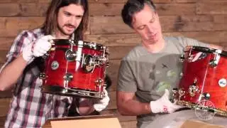 Unboxing DW Collector's Exotic Padouk Kit NAMM 2016