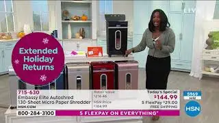 Embassy Elite Autoshred 130Sheet Microcut Paper Shredder