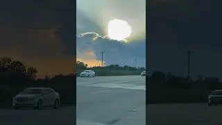 Video shows Burst of Light in the Sky. Heaven come down. #shorts #unbelievable