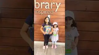 Sister&rsquo;Tube Library Fun! 📖 Adventures at Milton Beaty#shorts #library #milton #fyp #kidsvideo