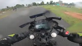 Wet track riding POV | Aruani Grid | Yamaha R15 | Motorsports with Chan | June 2025 - Log4