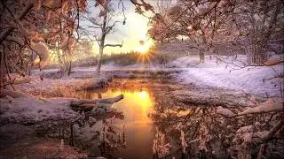 T&eacute;li t&aacute;j, relax&aacute;l&oacute; zen&eacute;vel / Winter landscape with relaxing music