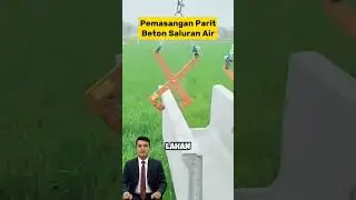 pemasangan Parit beton