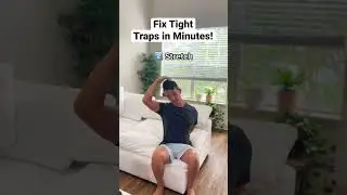 Fix Tight Traps & Shoulders in Minutes #stretching #mobility