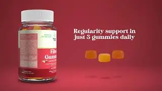 Nature's Craft, Fiber Gummies, Orange and Mixed Berry, 60 Gummies