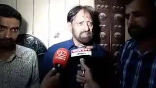 Dawood Sahab&rsquo;s talking to media after Dr. Imran Ali Shah left his place with Firdous Naqvi.